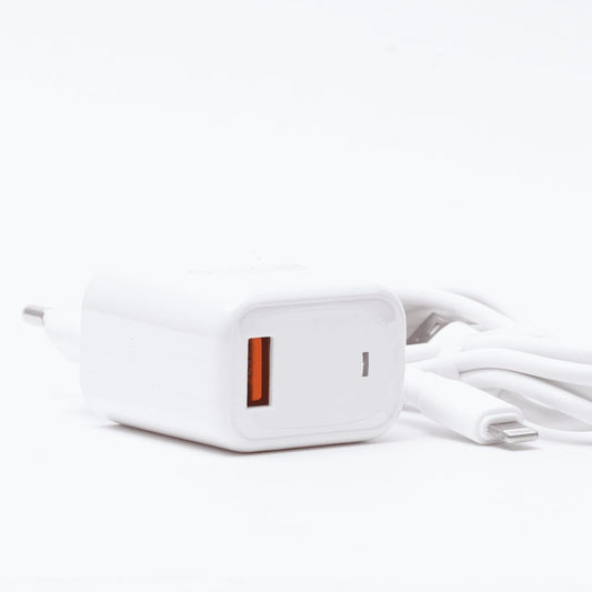 Carregador Completo Hrebos Para Lightning Fonte e Cabo 3.1A HS-151i