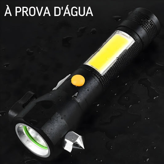 Lanterna Recarregável USB Alta Potência 450 Lúmens Inova KV-735