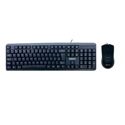 Kit Teclado Mouse Deko USB PC e Notebook RL-WK01