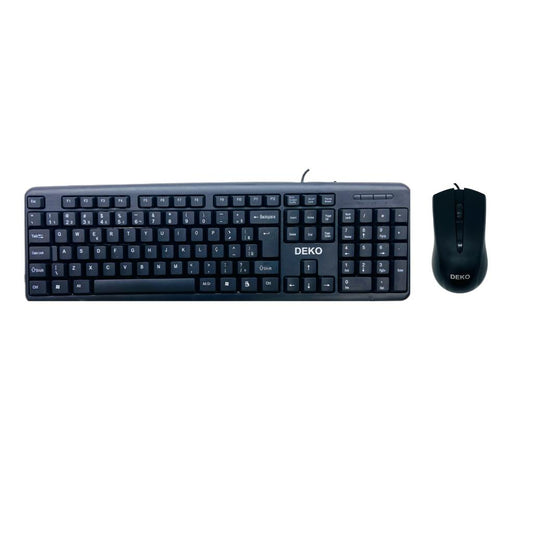 Kit Teclado Mouse Deko USB PC e Notebook RL-WK01