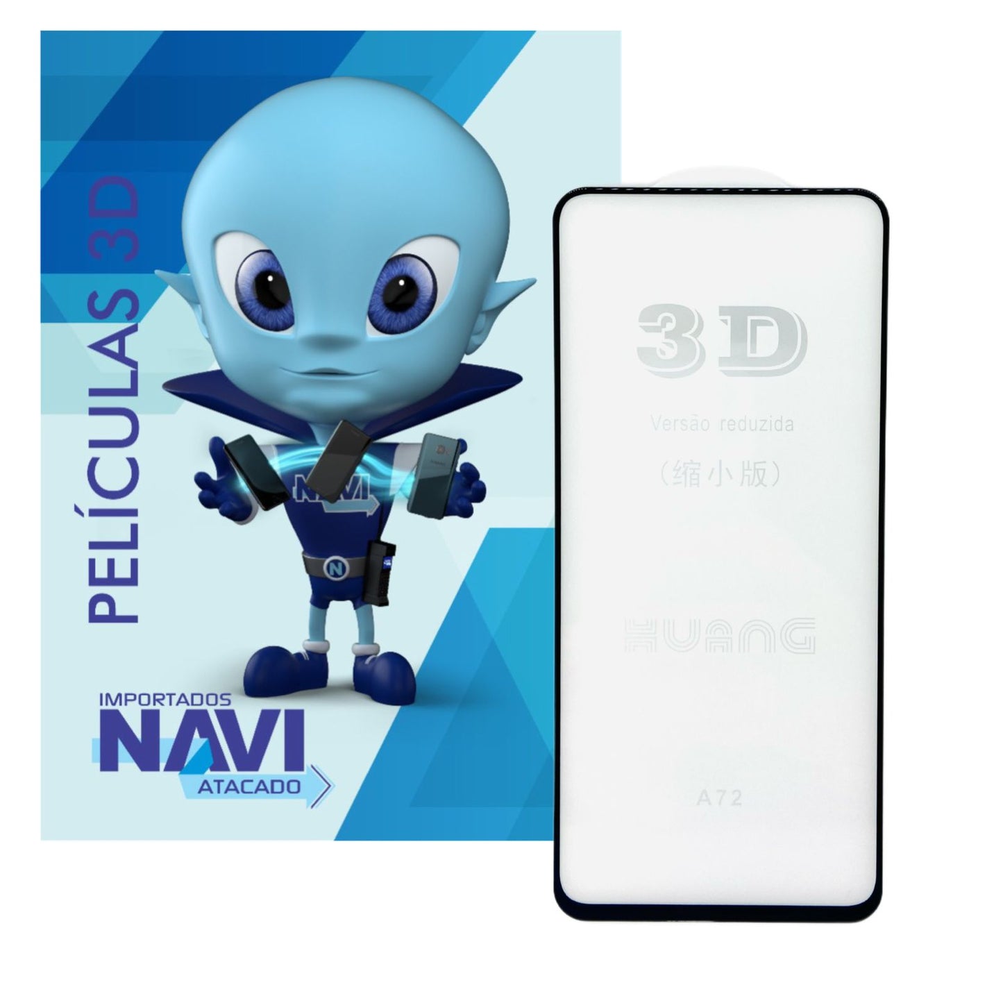 Película De Vidro 3D Para Samsung A72