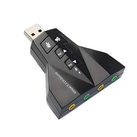 Adaptador Knup Para Placa De Som USB 2.0 Alta Qualidade HB-T65