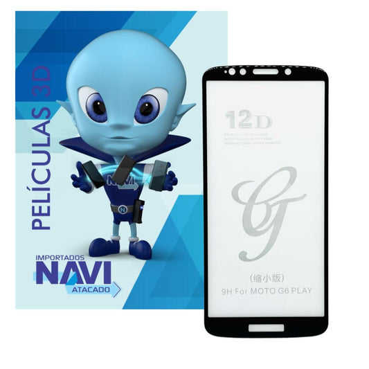 Película De Vidro 3D Para Motorola G6 Play