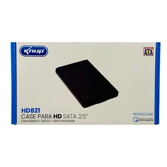 Case Para HD Knup Sata 2.5 USB 3.0 Ultra Velocidade