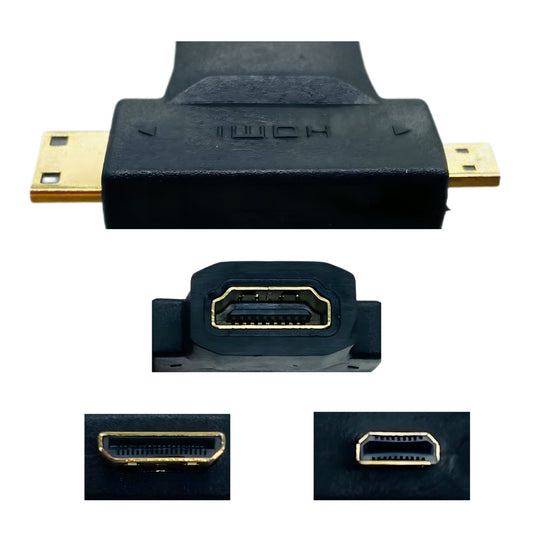 Adaptador HDMI Mini e Micro HDMI