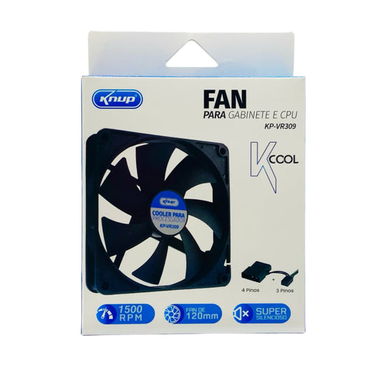Fan para Gabinete e CPU Knup VR309