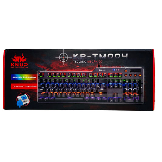 Teclado Multimidia Gamer Knup Com Fio Computador e Notebook KP-TM004