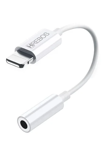 Adaptador Hrebos Lightning Para Fone P3 HS-16