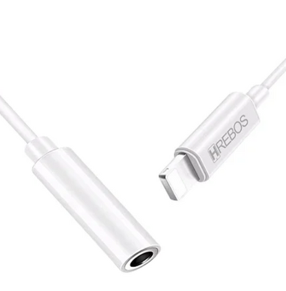 Adaptador Hrebos Lightning Para Fone P3 HS-16