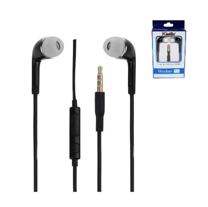 Fone de Ouvido P2 Kingo S4 Com Fio Estéreo Preto