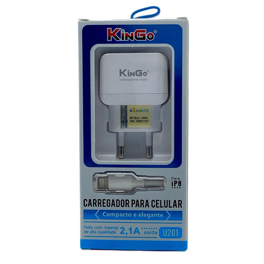 Carregador Completo Kingo Para Lightning 2.1A U201