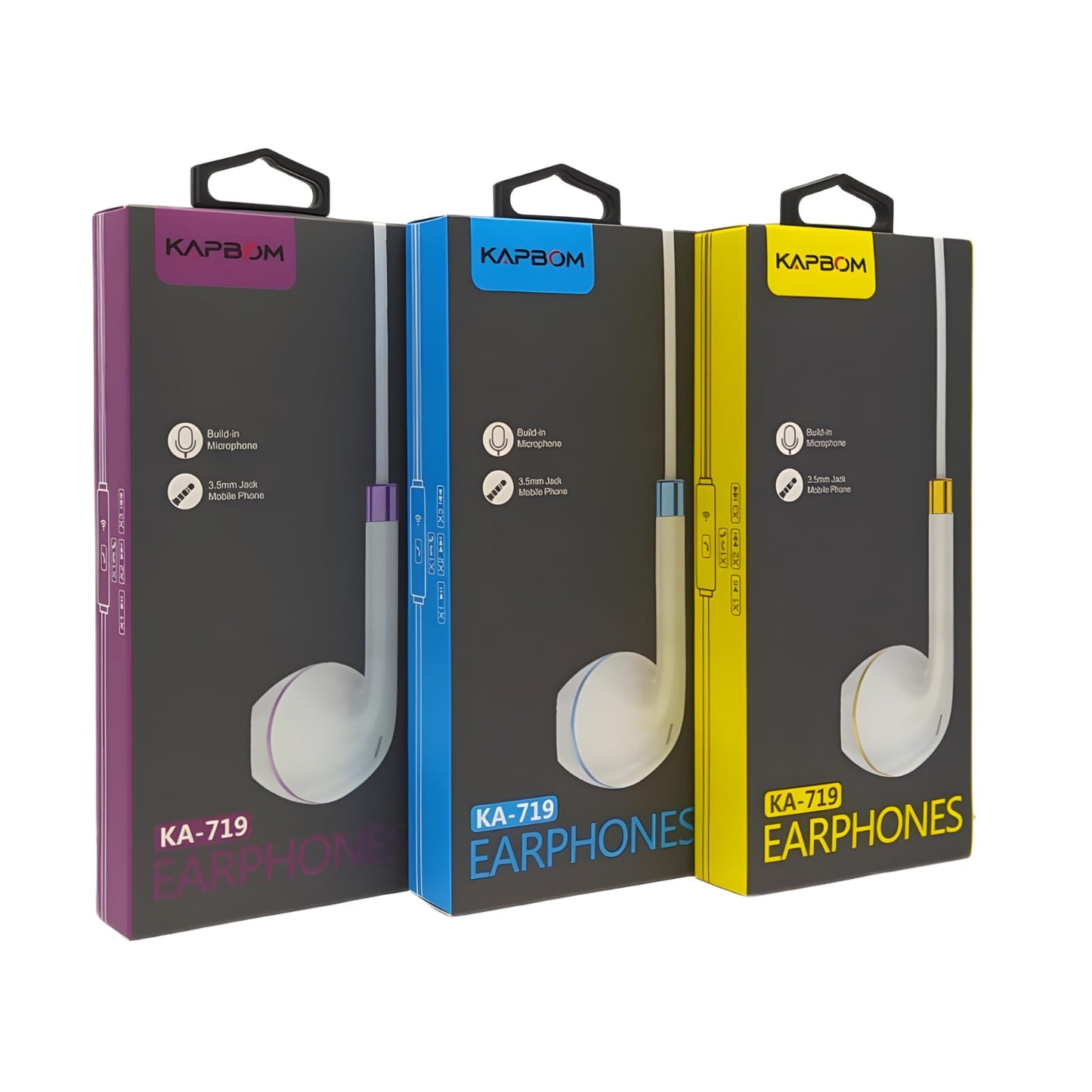 Fone De Ouvido Com Fio 1,2 Metros P2 Kapbom KA-719