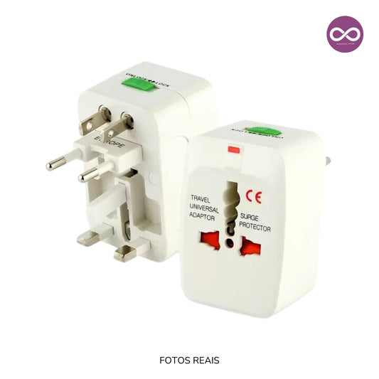 Adaptador Universal Tomada Para Viagem Padrão Internacional