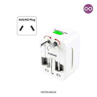 Adaptador Universal Tomada Para Viagem Padrão Internacional