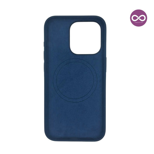 Capa Silicone MagSafe para iPhone - Azul Meia-Noite