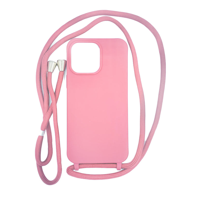 Capa com Alça para iPhone - Pink
