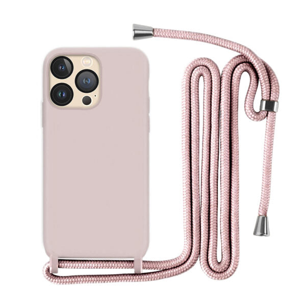 Capa Com Alça para iPhone - Rosa