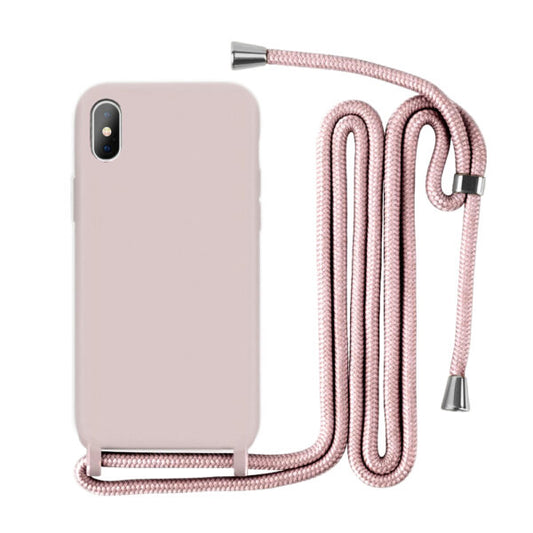 Capa Com Alça para iPhone - Rosa