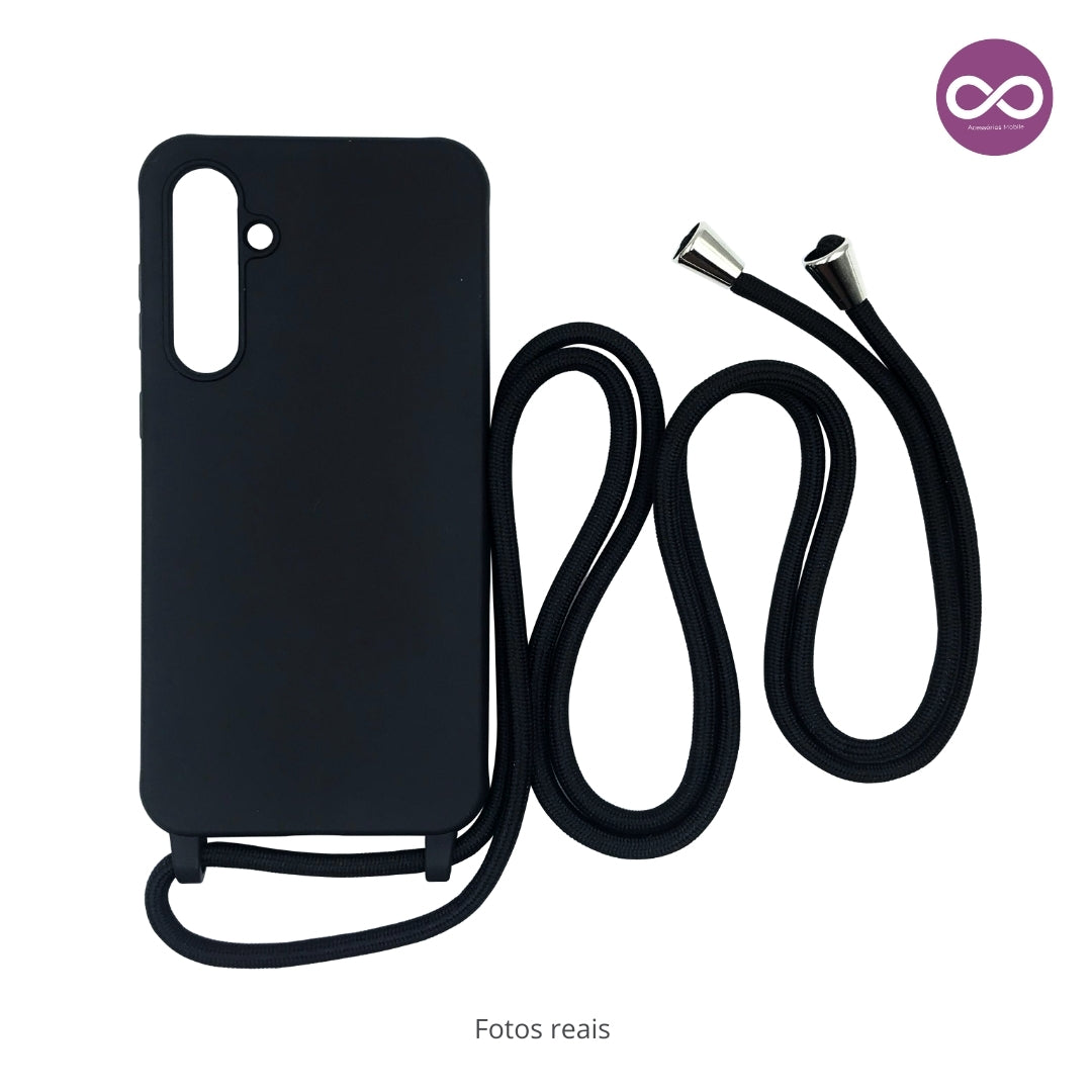 Capa com Alça Ajustável para Samsung S - Preto
