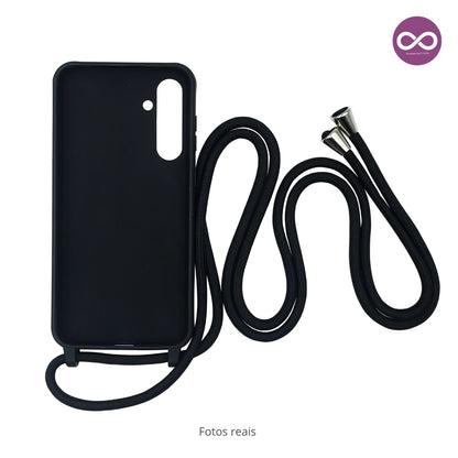 Capa com Alça Ajustável para Samsung S - Preto