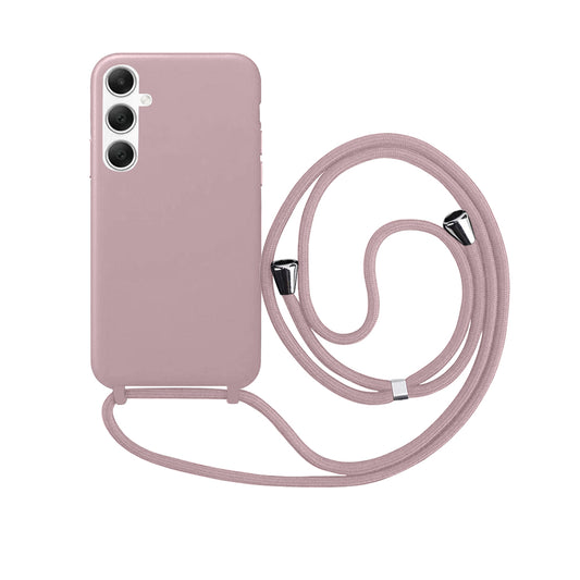 Capa com Alça Ajustável para Samsung A - Rosa