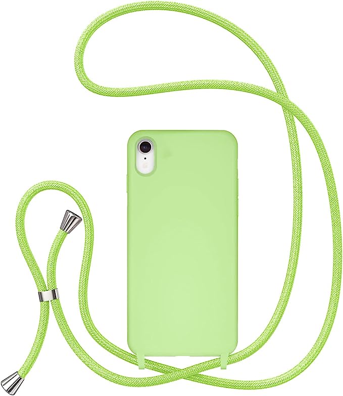Capa com Alça para iPhone - Verde Menta