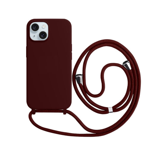 Capa com Alça para iPhone  - Vermelho Dark