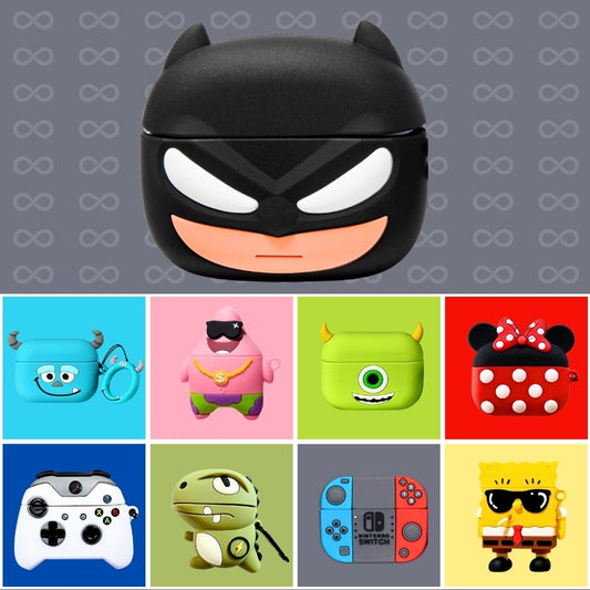 Capa Silicone Personagens para AirPods 4
