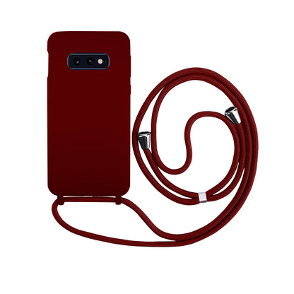 Capa com Alça Ajustável para Samsung S - Vermelho Dark