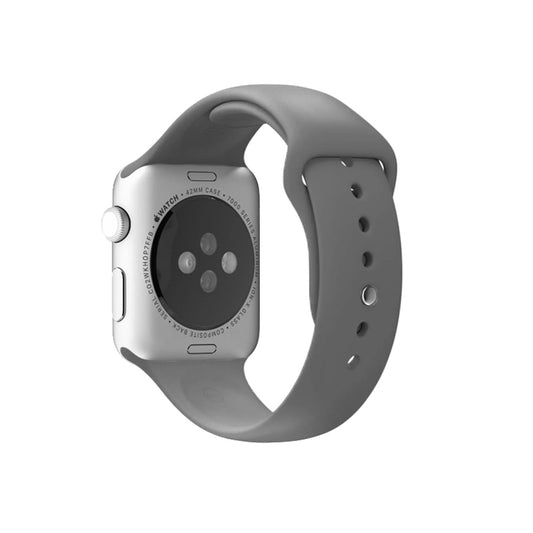 Pulseira para Apple Watch Silicone Cinza Escuro