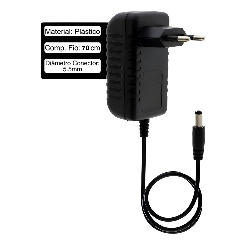 Adaptador AC/DC - 5V/2A Bivolt Inova MD-20378