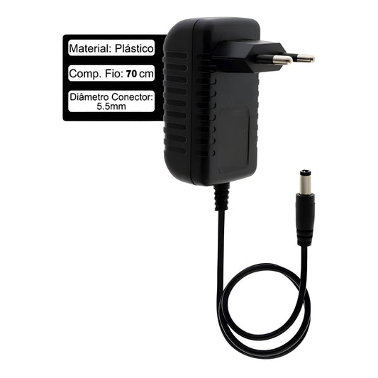 Adaptador AC/DC - 5V/2A Bivolt Inova MD-20378