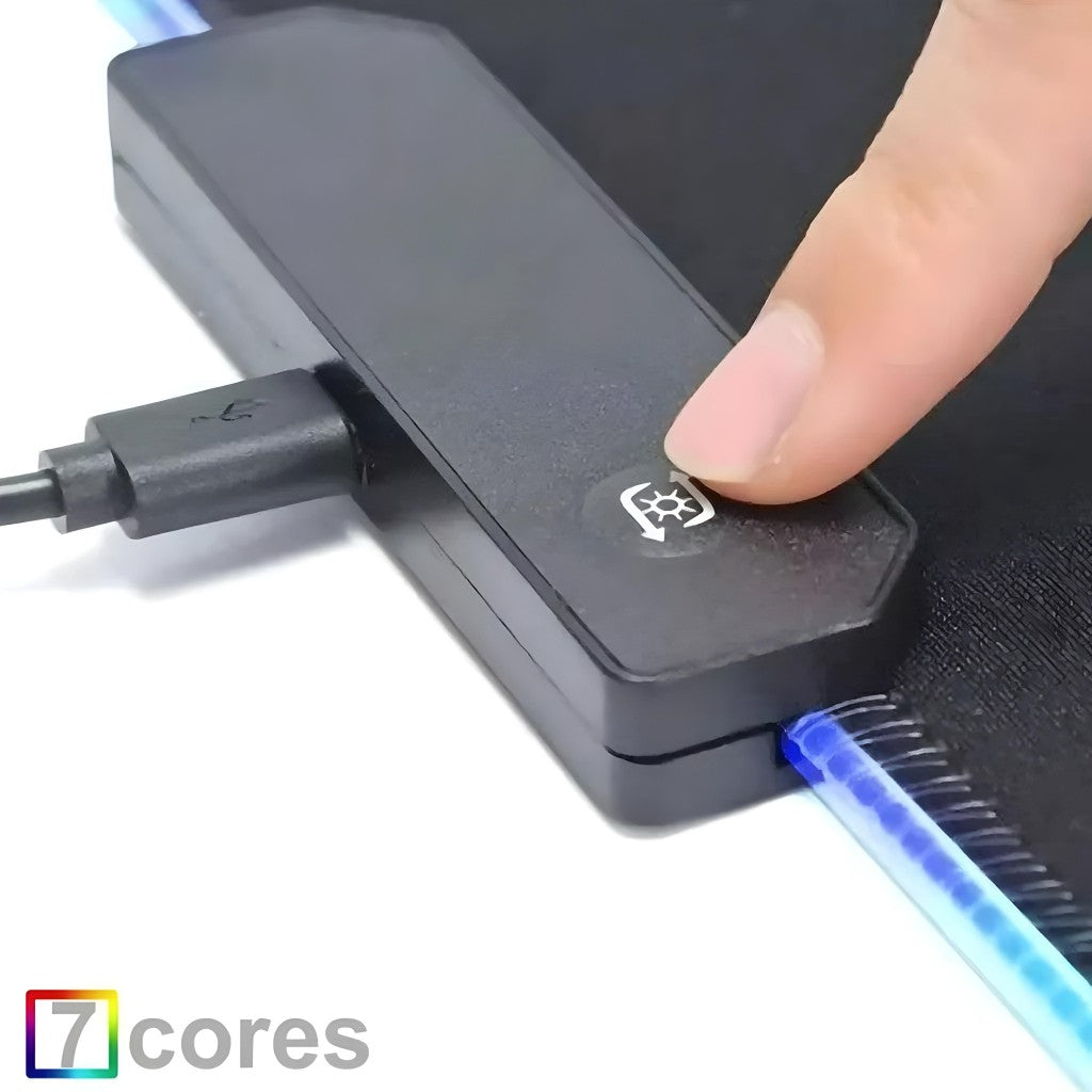 Mouse Pad Gamer Com Led RGB Antiderrapante Impermeável B-Max BM-781