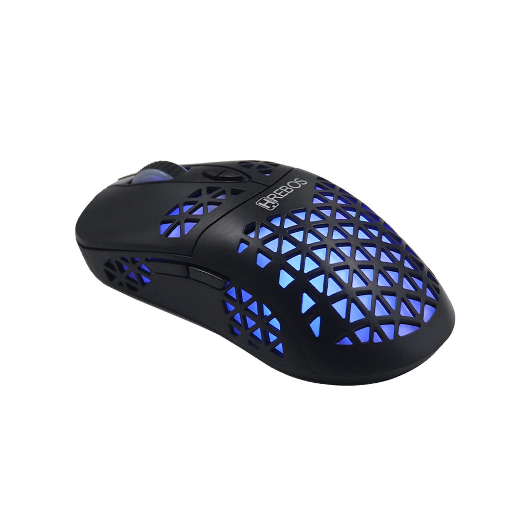 Mouse Gamer LED RGB 7 Botões 1200 DPI Hrebos HS-192