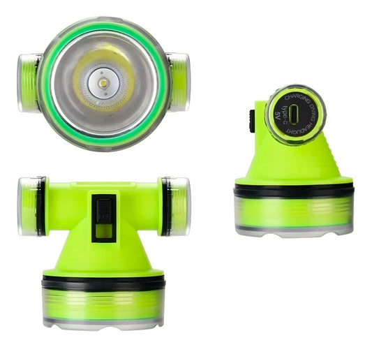 Lanterna De Cabeça Mergulho Trilha Recarregável Onex LAN-7500