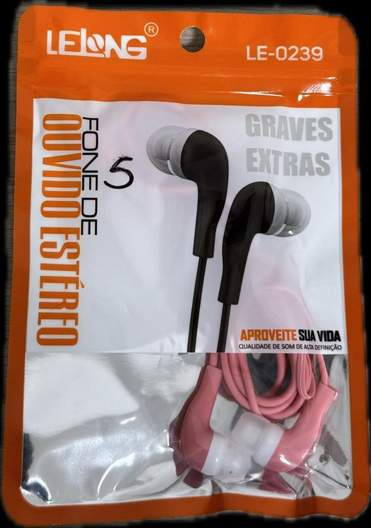 Fone De Ouvido Estéreo LE0242