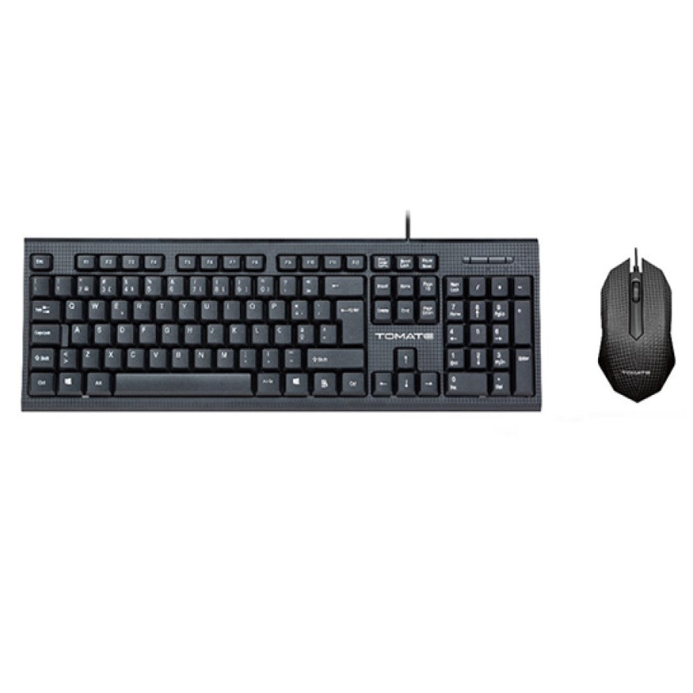 Teclado E Mouse Para Computador Com Fio Usb MKT01713