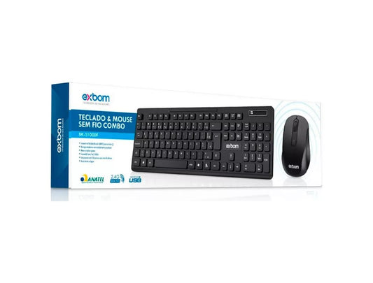 Teclado E Mouse Sem Fio