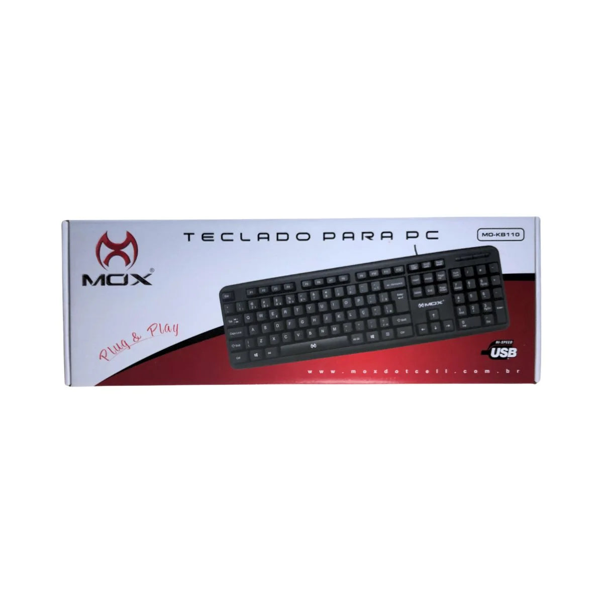 Teclado Para Computador Com Fio Usb MOKB110