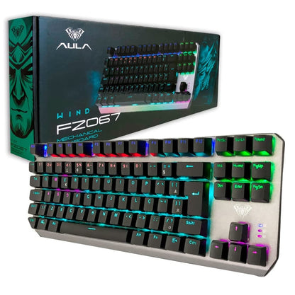 Teclado Usb Gamer Mecânico Compacto